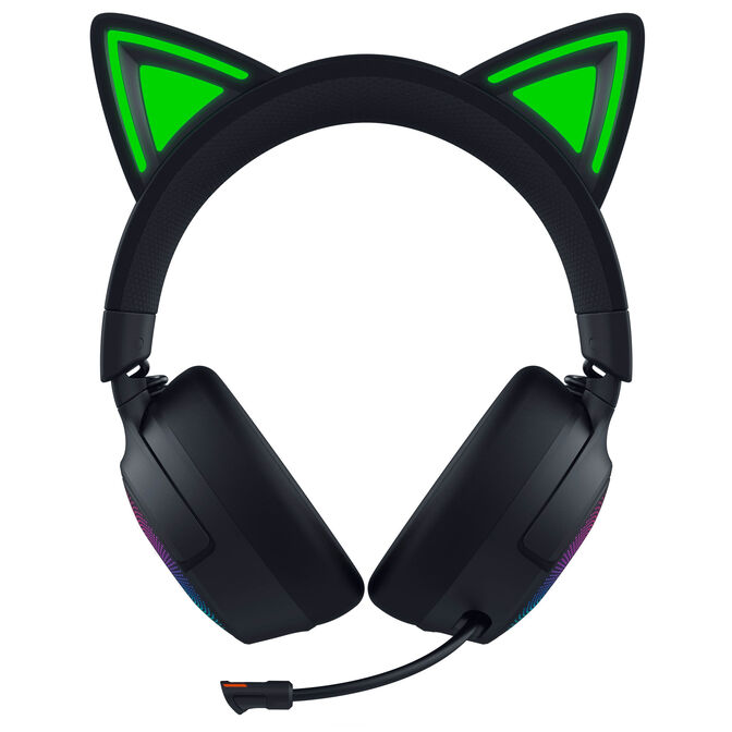 Razer Kraken Kitty V3 Pro kabelloses Gaming-Headset, Chroma RGB - schwarz image number 3