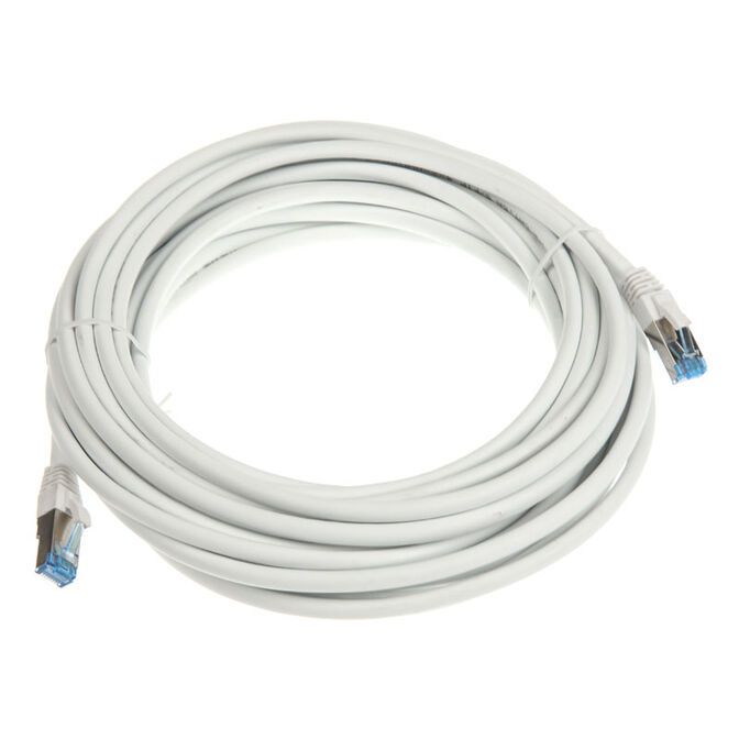 InLine Patchkabel Cat.6A, S/FTP (PiMf), 500MHz, wei&szlig; - 10m image number 1