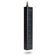 AXAGON HUE-SA7BP USB-A-Hub, 7x USB 3.0, 1x Micro-USB - 400 mm Cable, Power Supply image number null