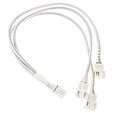 Kolink 1-3 PWM Fan Splitter Cable - 35cm, braided, white image number null