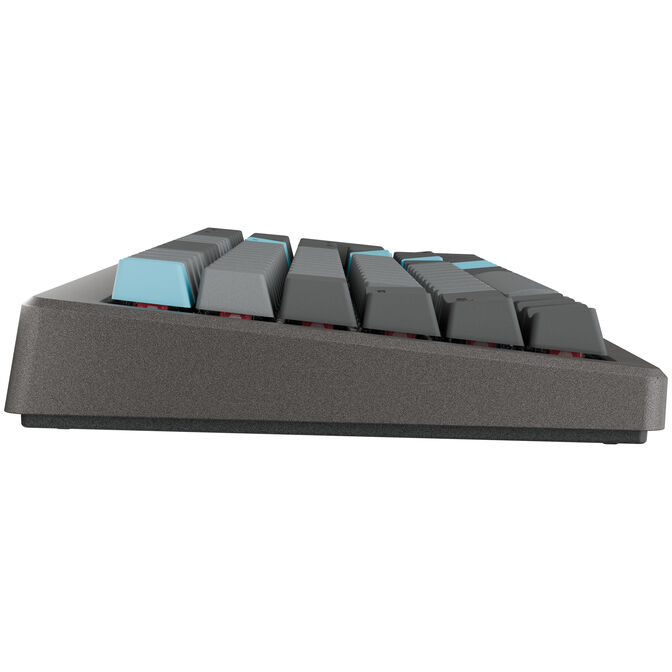 Ducky Cushion 98 Gaming-Tastatur, 96%, DE-Layout, Shush Red Switches - Nickel image number 3