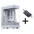 Phanteks Evolv X2 Matrix Case Bundle, Mid-Tower, E-ATX, Tempered Glass + Nxlinq V2 HUB - white image number null