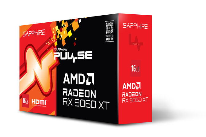 Sapphire Pulse Radeon RX 9060 XT Gaming OC Grafikkarte, 16384 MB GDDR6 image number 2