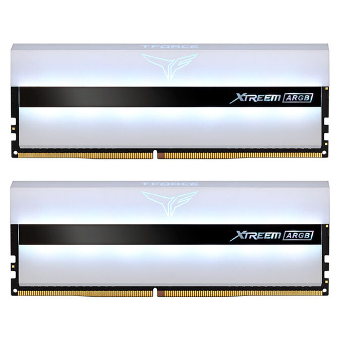 Team Group T-Force Xtreem ARGB, DDR4-3200, CL14 - 16 GB Dual Kit, white image number 1