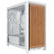 Corsair FRAME 4000D RS Wood PC Case, Mid Tower, E-ATX - Wood, white
