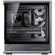 Jonsbo D401 PC Case, Mid-Tower, ATX, Tempered Glass - black image number null