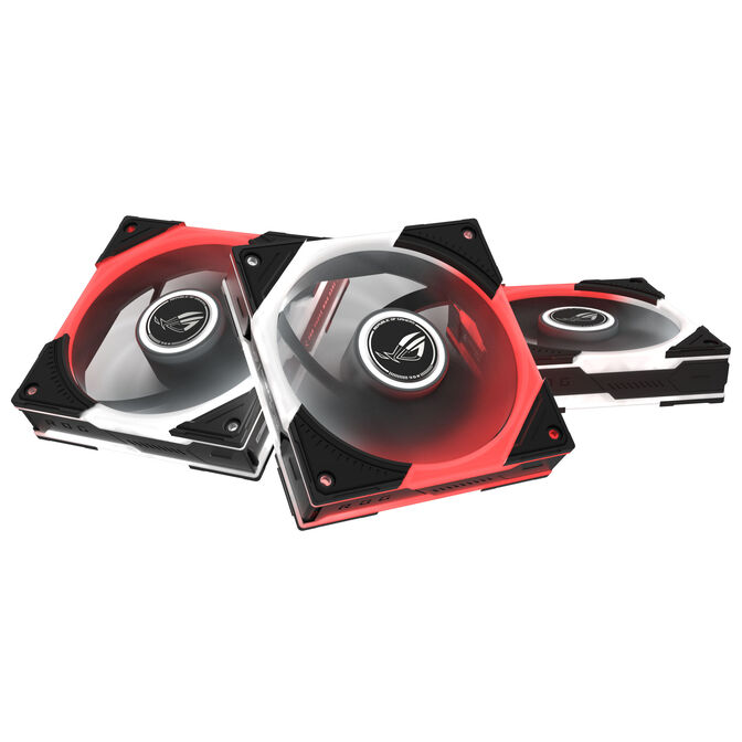 ASUS ROG Eurux GR120 ARGB PWM L&uuml;fter - Reverse Blade, 3er-Pack, schwarz image number 2