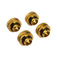 Corsair Hydro X Series XF Hardline Anschluss gerade G1/4 auf 14mm AD Hardtube - 4er Pack, gold image number null