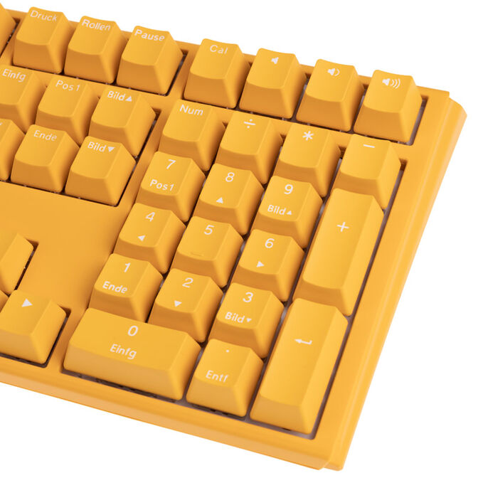 Ducky One 3 Yellow Gaming Tastatur, RGB LED - MX-Clear image number 7