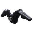VIRPIL Controls P-JET Yoke Handle, 404mm Griffbreite, mit Notiz-Clip - silber image number null