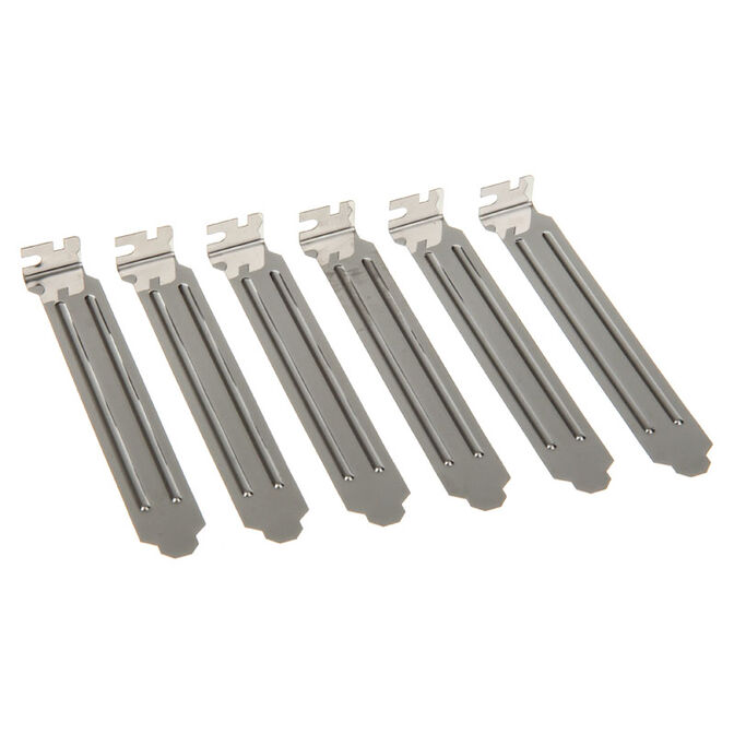InLine PCI Slotblech 6er-Pack - silber image number 0