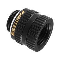 PHANTEKS Glacier M-F Rotary Adapter gerade G1/4 Zoll AG auf G1/4 Zoll IG, schwarz