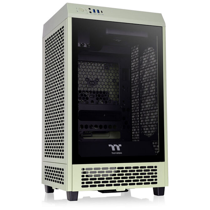 Thermaltake The Tower 200 PC-Geh&auml;use, Mini-Geh&auml;use, Mini-ITX, Tempered Glass - Matcha Green image number 0