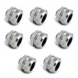 XSPC Anschluss G1/4" auf 14mm Hardtube, chrome - 8 St&uuml;ck image number null