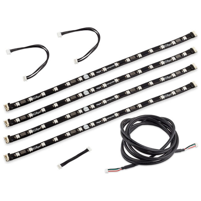 aqua computer RGBpx lighting set for monitors, 60 addressable LEDs image number 0
