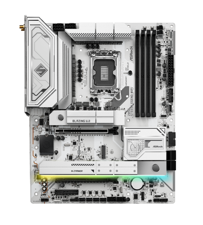 ASRock Z890 Steel Legend WiFi Mainboard, Sockel LGA 1851, Intel Z890, ATX, DDR5 image number 3