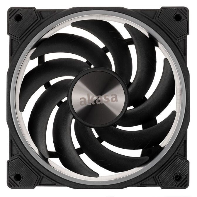 Akasa SOHO AR Addressable-RGB L&uuml;fter, schwarz - 120mm image number 2