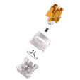 Glorious Panda HE Silent Switches, Hall Effect, Tactile, MX Stem, 45g - Lubed, 36 Pieces image number null