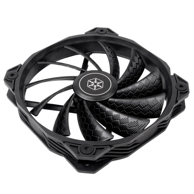 SilverStone Shark Force L&uuml;fter, 160mm - schwarz image number 0