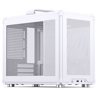 Jonsbo C6 MAX PC-Geh&auml;use, Mini-Geh&auml;use, Micro-ATX, Tempered Glass - wei&szlig;