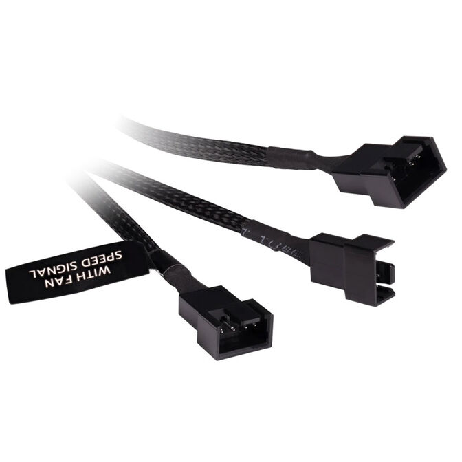 Alphacool Y-Splitter 4-Pin auf 3x 4-Pin PWM 15cm - schwarz image number 1