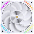 Jonsbo HF2-120 L&uuml;fter, Reverse Blade, PWM, ARGB - 120mm, wei&szlig; image number null