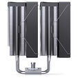 Jonsbo CA80 CPU-K&uuml;hler, Dual-Tower, 2 x 120mm, PWM, RGB - schwarz image number null