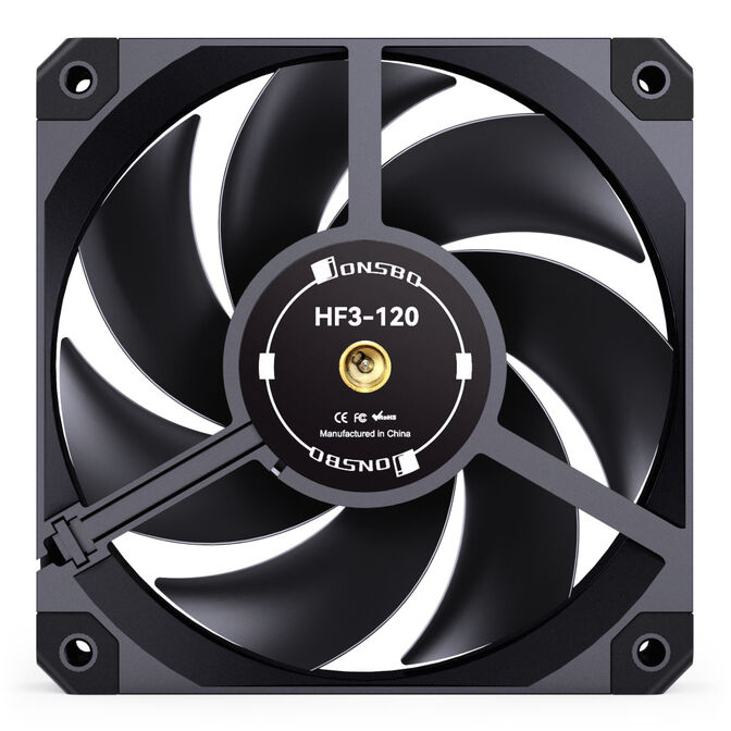 Jonsbo HF3-120 Fan, PWM - 120mm, black image number 5