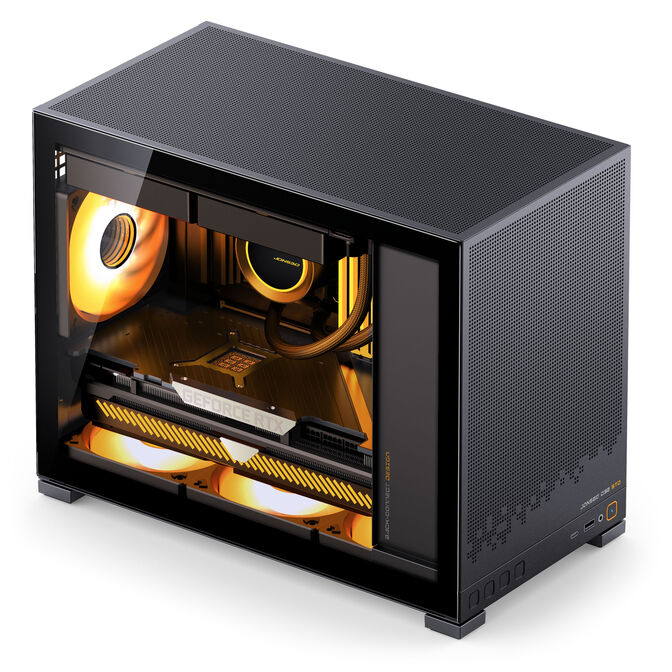 Jonsbo D32 STD PC-Geh&auml;use + TRYX PANORAMA Komplett-Wasserk&uuml;hlung, ARGB - 240mm, schwarz image number 8