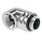 Barrow Dazzle Adapter 90 Degree G1/4 Inch Male to G1/4 Inch Female - Swivel, Silver
