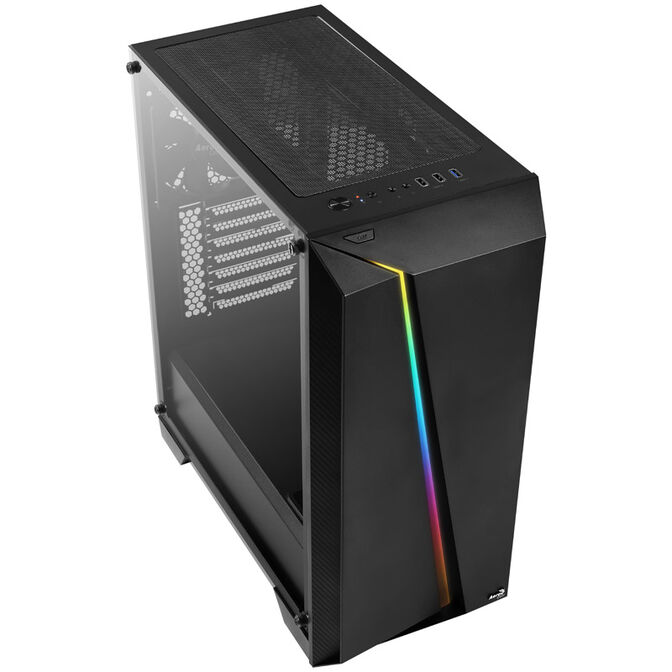 Aerocool Cylon Pro Tempered Glass Mid Tower - Black image number 1