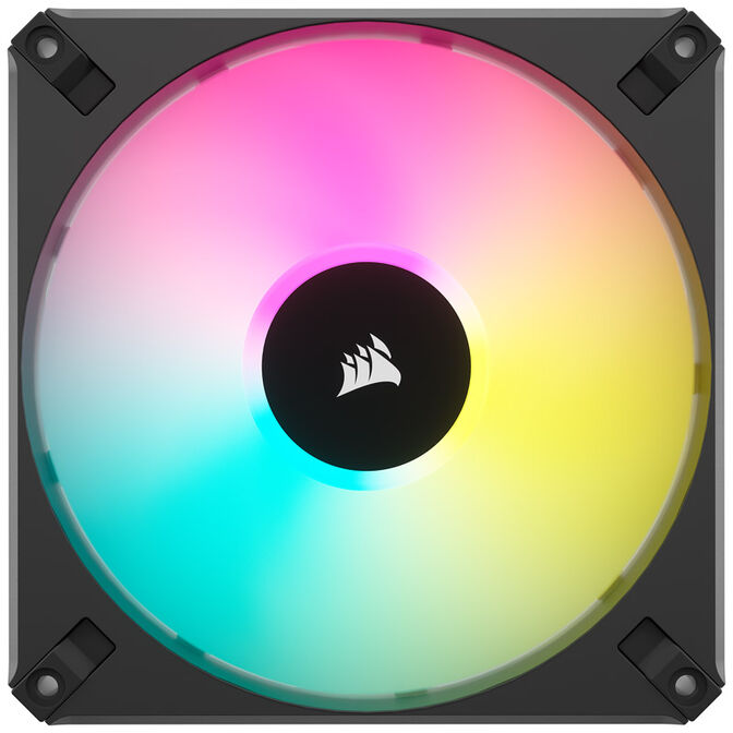 Corsair AF Elite Series RGB PWM L&uuml;fter 2er Pack inkl. RGB-Controller - 140mm, schwarz image number 1
