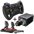 Simagic Simracing-Einsteiger-Bundle, Lenkrad, Wheelbase, Pedalset - schwarz image number null