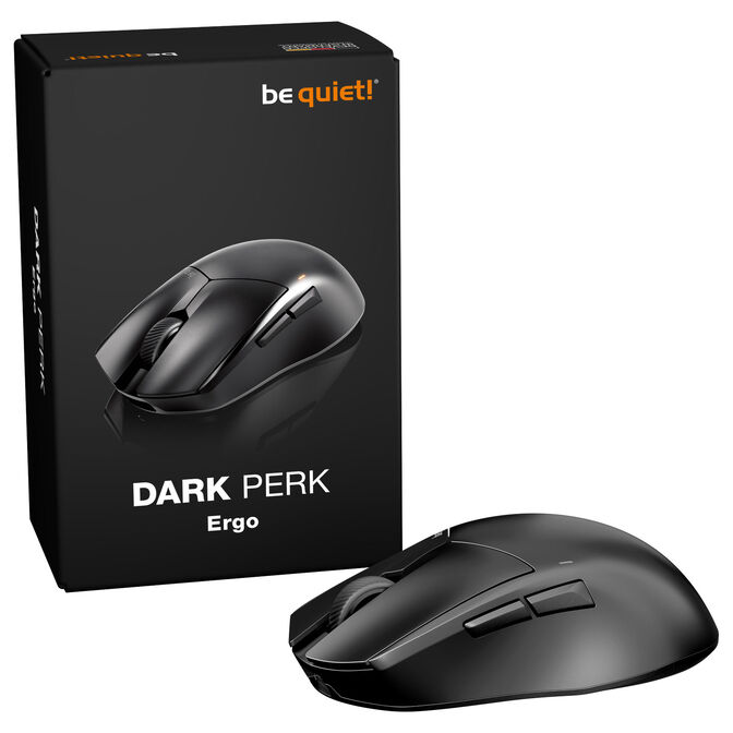 be quiet! Dark Perk Ergo Gaming Mouse, wireless, 32,000 DPI, 8,000 Hz - black image number 7