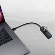 AXAGON HUE-M1C Superspeed USB-C Mini Hub, 4x USB 3.0 - 20cm, black image number null