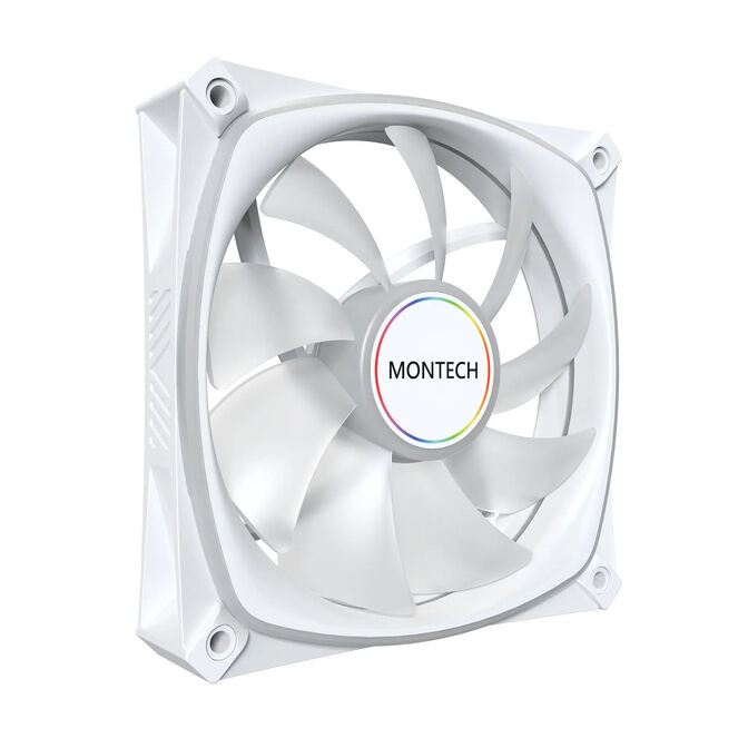 Montech AX120 PRO PWM Fan, ARGB - 3-Pack, 120mm, white image number 6
