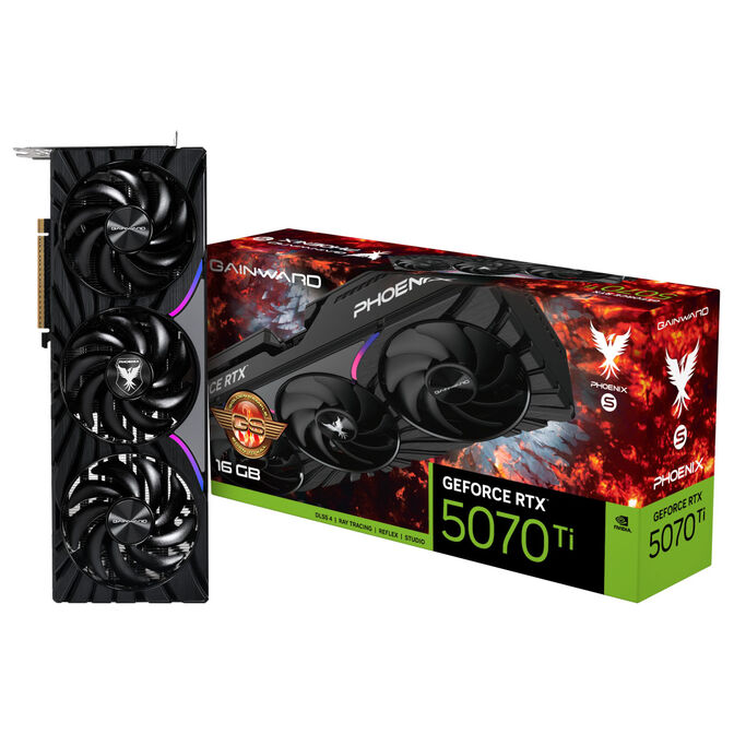 Gainward GeForce RTX 5070 Ti Phoenix-S GS, 16384 MB GDDR7 image number 0