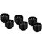 Thermal Grizzly DeltaMate Kompressions-Fitting, Messing, G1/4"-Gewinde - schwarz, ST16, 6er-Pack