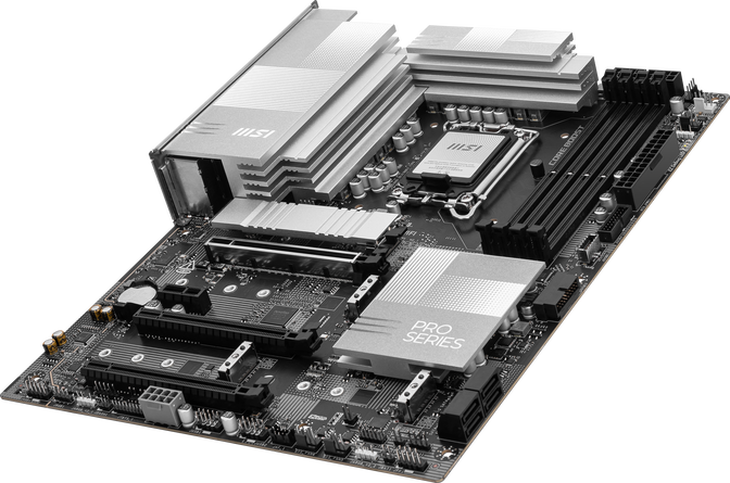 MSI PRO Z890-P WIFI motherboard, LGA 1851 socket, Intel Z890, ATX, DDR5 image number 4