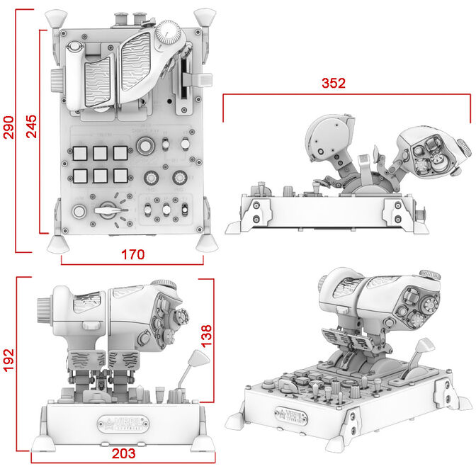 Virpil Controls VMAX Prime Schubhebel image number 7
