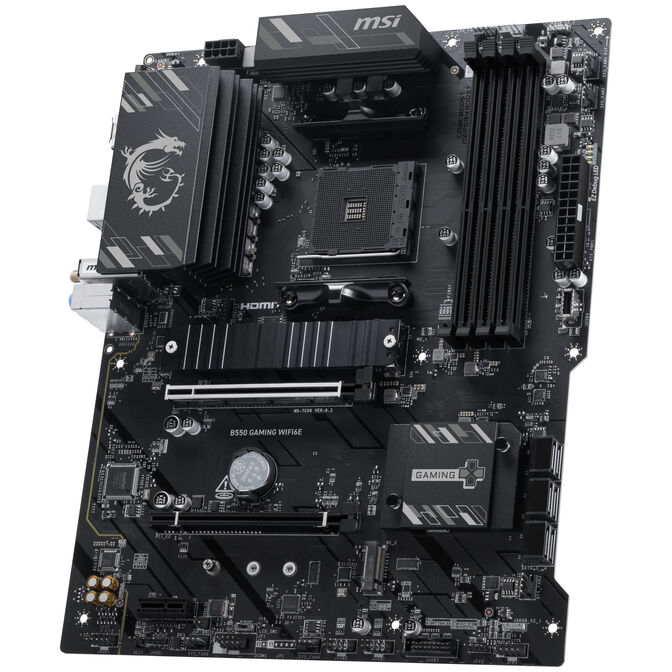 MSI MPG B550 Gaming WIFI6E, Sockel AM4, AMD B550, ATX, DDR4 image number 4