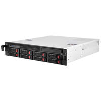 SilverStone RM21-308 Rackmount Server Geh&auml;use, 2U, Micro-ATX - schwarz