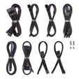 CableMod C-Series Pro ModMesh Cable Set, 2x 12V-2x6 Cable, StealthSense, for Corsair Type 5 RMx Shift PSUs - black, 65cm image number null