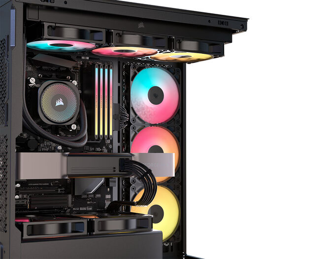 Corsair 3500X RS-R PC-Geh&auml;use, Midi-Tower, E-ATX, RGB, Tempered Glass - schwarz image number 10