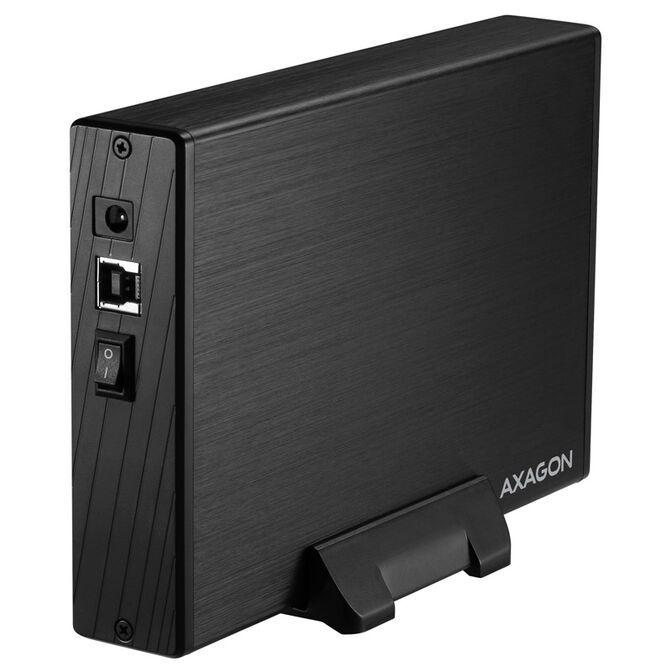 AXAGON EE35-XA3 externes 3,5"-Geh&auml;use, USB 3.0, SATA II, Aluminium - schwarz image number 2