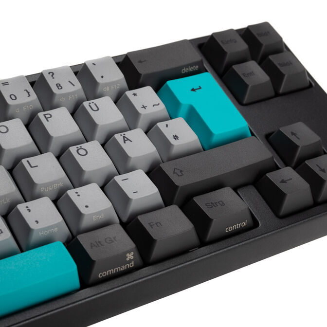 Ducky Miya Pro Moonlight TKL Gaming Tastatur f&uuml;r PC/Mac, MX-Blue, wei&szlig;e LED - dunkelgrau image number 5