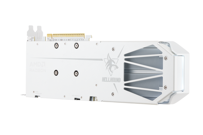 PowerColor Hellhound Spectral White Radeon RX 9060 XT OC Grafikkarte, 16384 MB GDDR6 image number 6