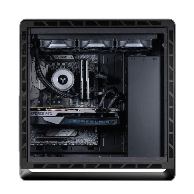 Jonsbo UMX6S E-ATX Mid Tower, Tempered Glass - Black image number 8