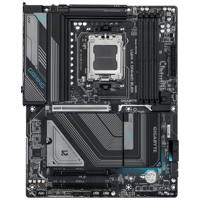 Gigabyte X870 Gaming X motherboard, Socket AM5, AMD X870, ATX, DDR5 image number 1