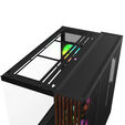 Thermaltake View 380 XL WS ARGB PC Case, Mid Tower, ATX, ARGB, Tempered Glass - Black image number null